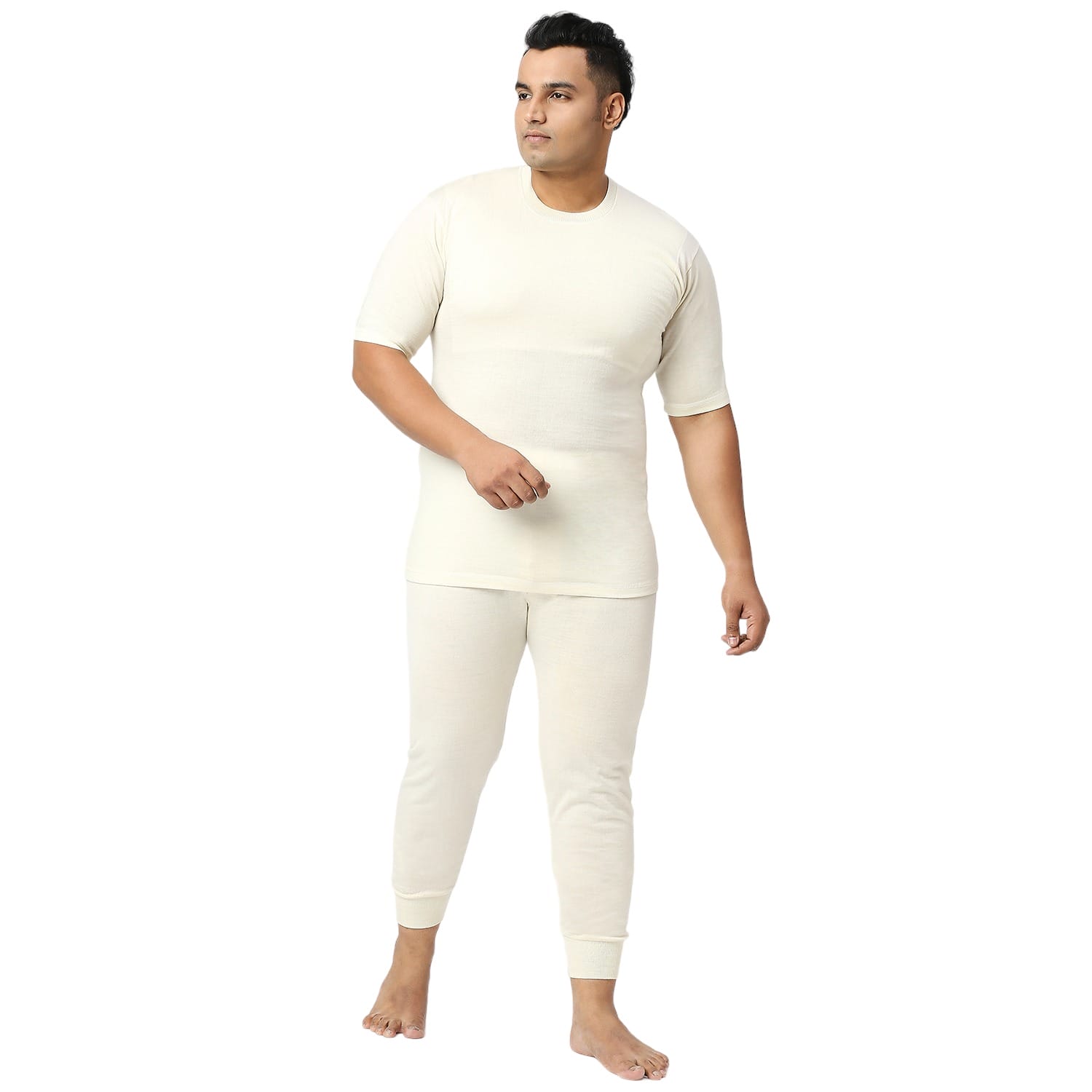 Pure Wool Half Sleeves Double Chest Vest