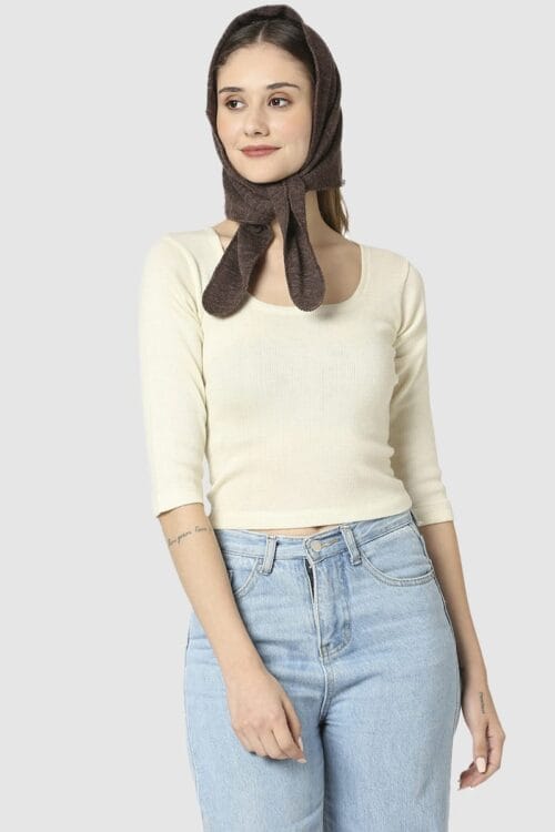 Female Pure Wool Head Scarf