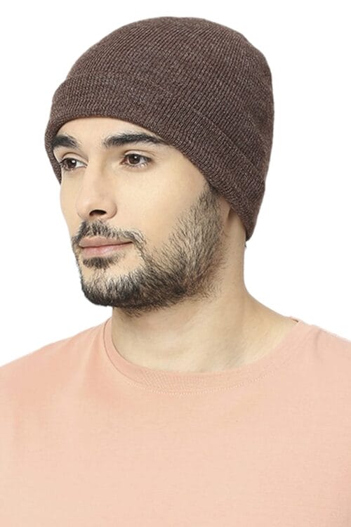 Unisex Pure wool Half cap