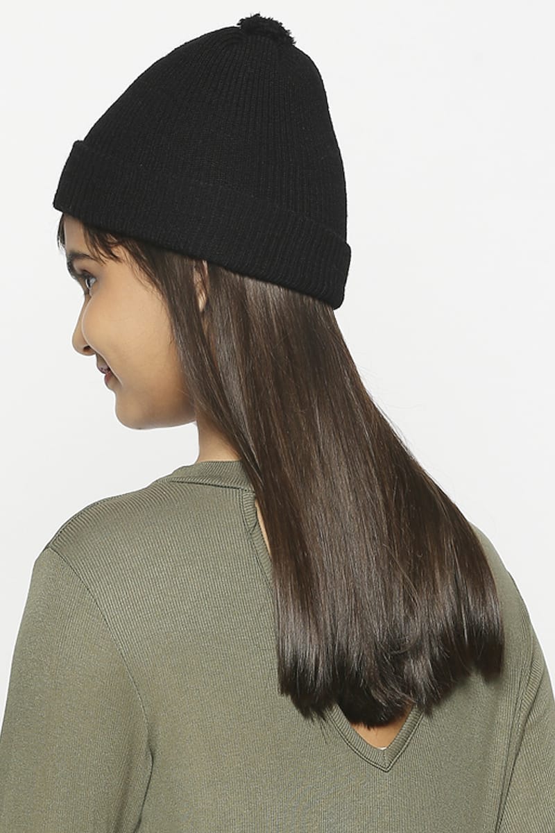 Unisex Kids Pure Wool Half cap - Image 2